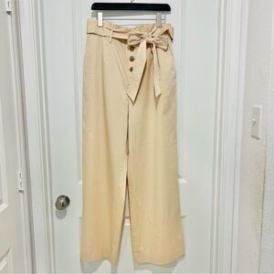Antonio Melani Women's Trouser High Rise Wide Leg Paperbag Belted Wait Sz. 12